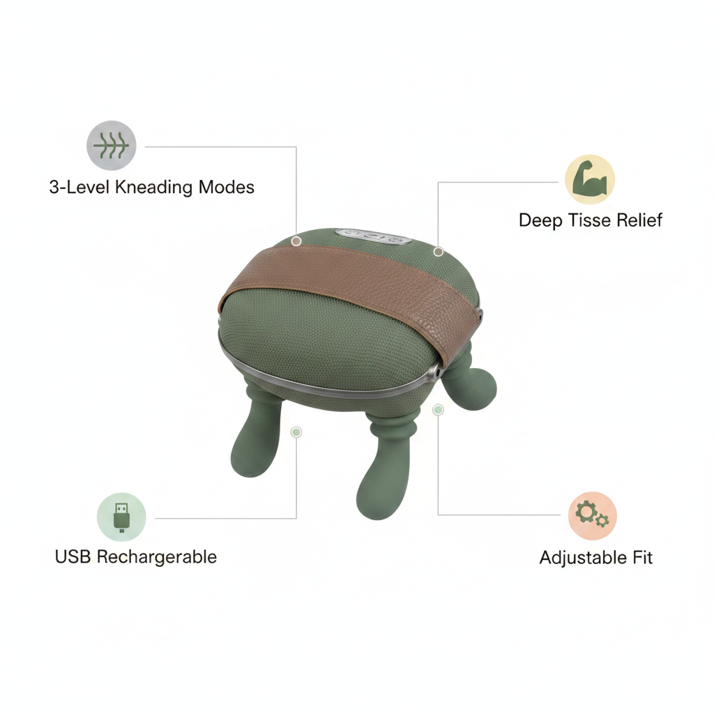 Alfion Relaxing Neck Massager With Bionic Arms